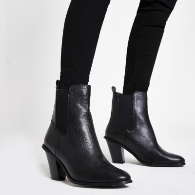 wide fit high heel boots
