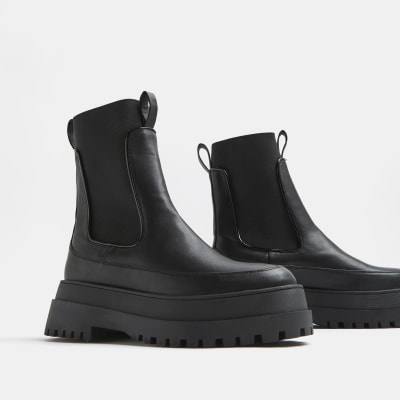 wide fit chunky boots