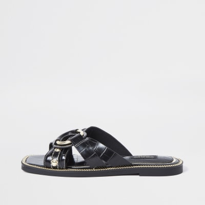 wide fit slip on sandals