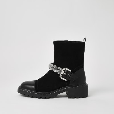 womens leather ankle boots