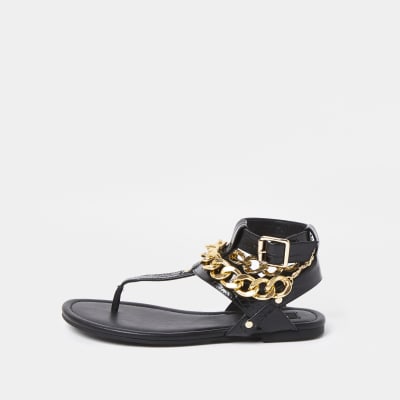 wide fit gold gladiator sandals