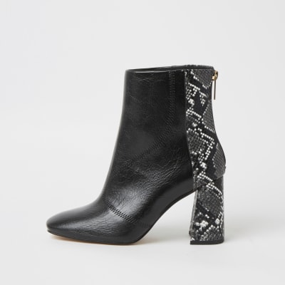 river island snake print boots