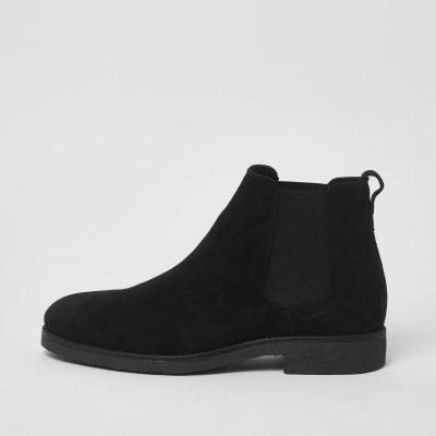 river island suede chelsea boots