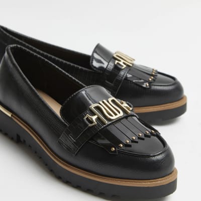 river island wide fit loafers