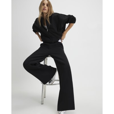 Black Wide Leg Joggers