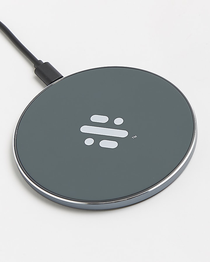 Black wireless phone charger