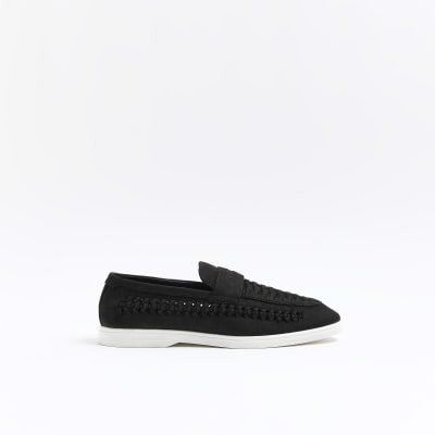 River island black deals shoes mens