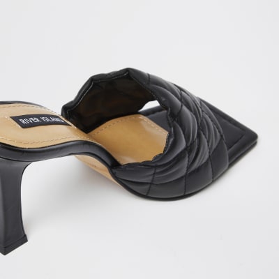 square toe mule sandal