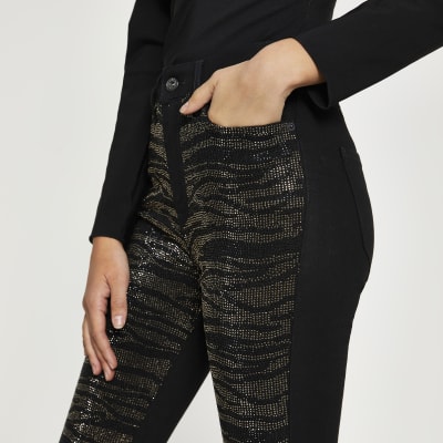 river island embellished jeans