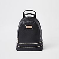 Black zip around backpack