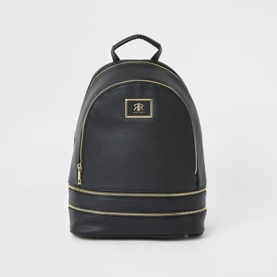 river island black rucksack