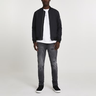 river island mens bomber jacket sale