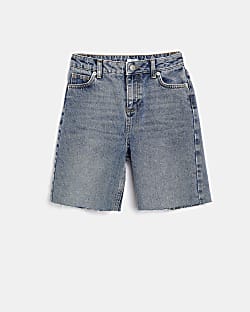 Blue Baggy Fit denim Shorts