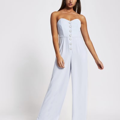 bandeau jumpsuit uk