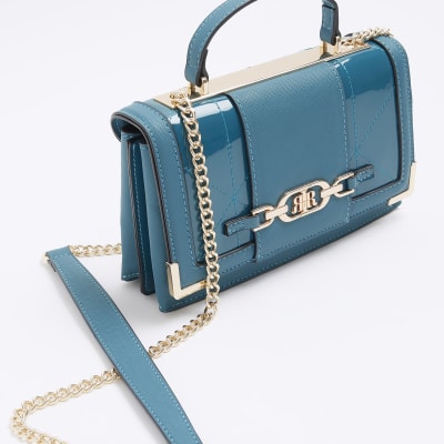 River Island Womens Blue cross body chain bag