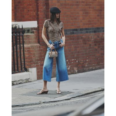 Clean Culotte Jeans