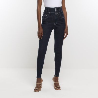 Skinny Highwaisted Corset Jeans