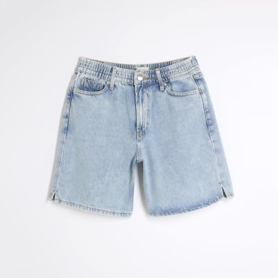 River island jeans shorts sales