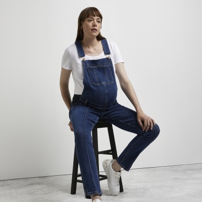 Skinny cheap maternity dungarees