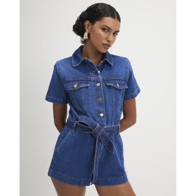 Denim Jumpsuit | Denim Playsuit | River Island
