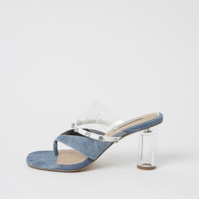 diamante sandals river island