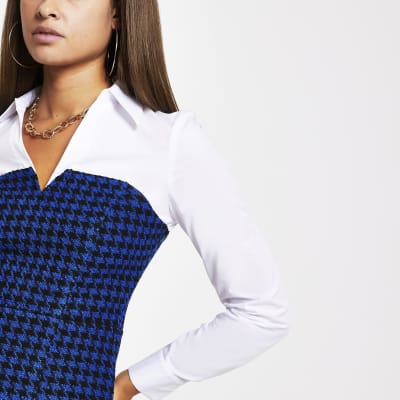 river island dogtooth jacket