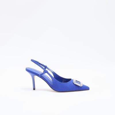 River island hot sale blue heels