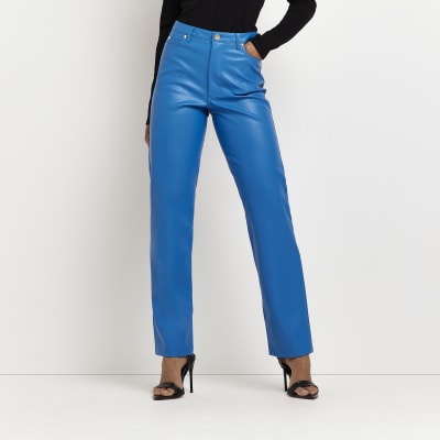 blue trousers womens