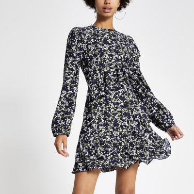 river island smock dress