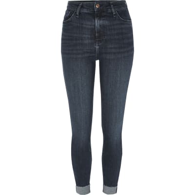 skinny turn up jeans