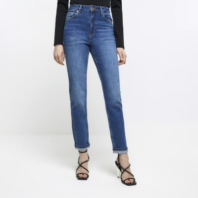 Slim fit mom on sale jeans