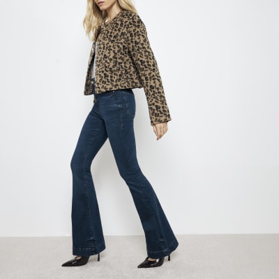 The Jeans Guide: High Rise Tummy Hold Flare | River Island Edit