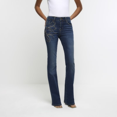 River island bootcut store jeans