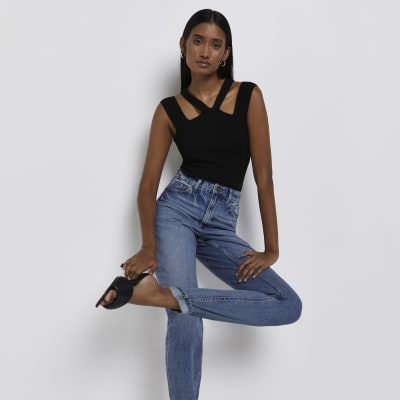 Women's Bootcut and Flare Jeans, Dark blue