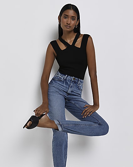Not complicated envelope Deform Women's High Waisted Jeans | River Island