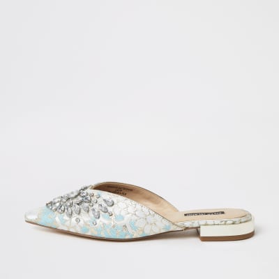 river island embellished sandals