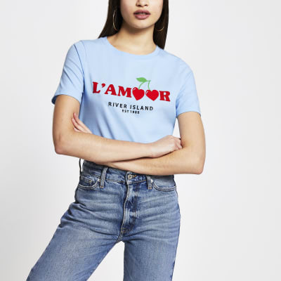 river island amour t shirt