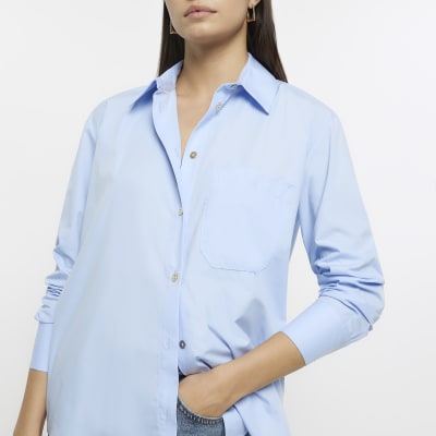 Blue long sleeve shirt