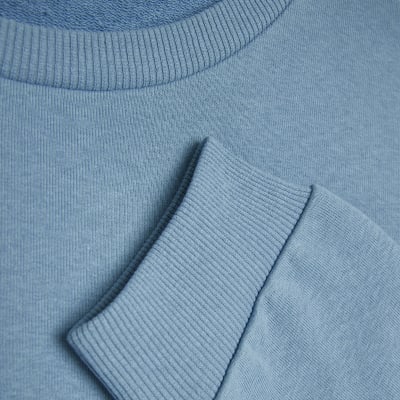 Blue long sleeve sweatshirt