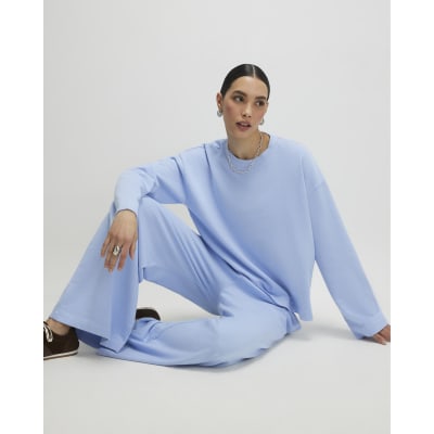 Blue Long Sleeve Sweatshirt