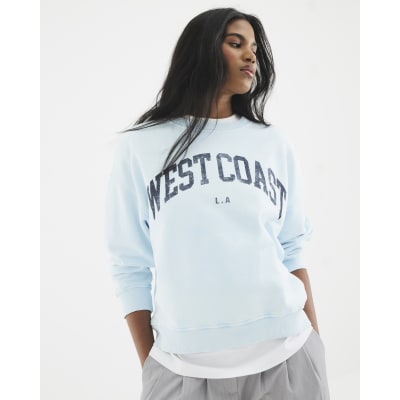 Blue Long Sleeve West Coast Sweatshirt