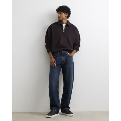 Blue Loose Fit Jeans