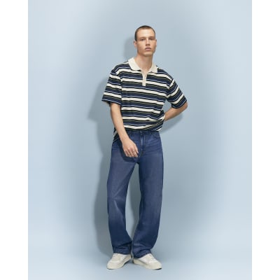 Blue Loose Fit Jeans