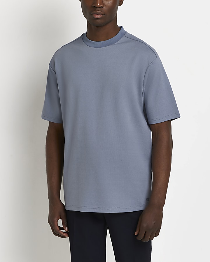 Blue Maison Riviera slim fit t-shirt