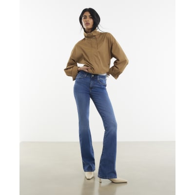 Mid Rise Bootcut Flare Jeans