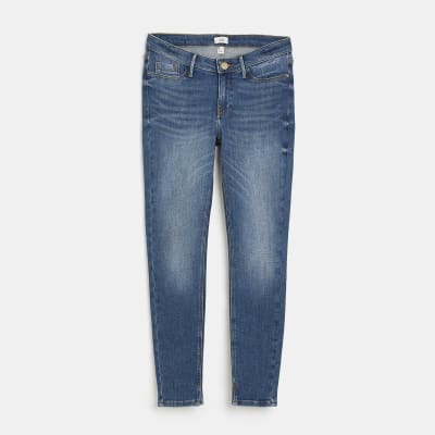 Blue Molly low rise skinny jeans