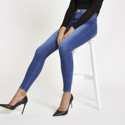 river island molly mid rise jeggings