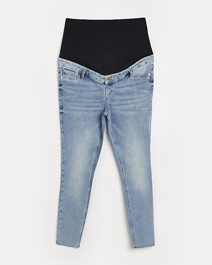 Blue Molly mid rise maternity skinny jeans