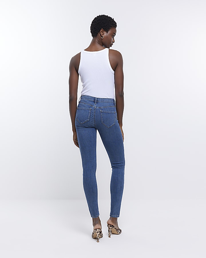 Blue Molly mid rise skinny jean
