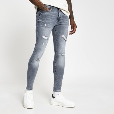 Blue Ollie spray on distressed skinny 